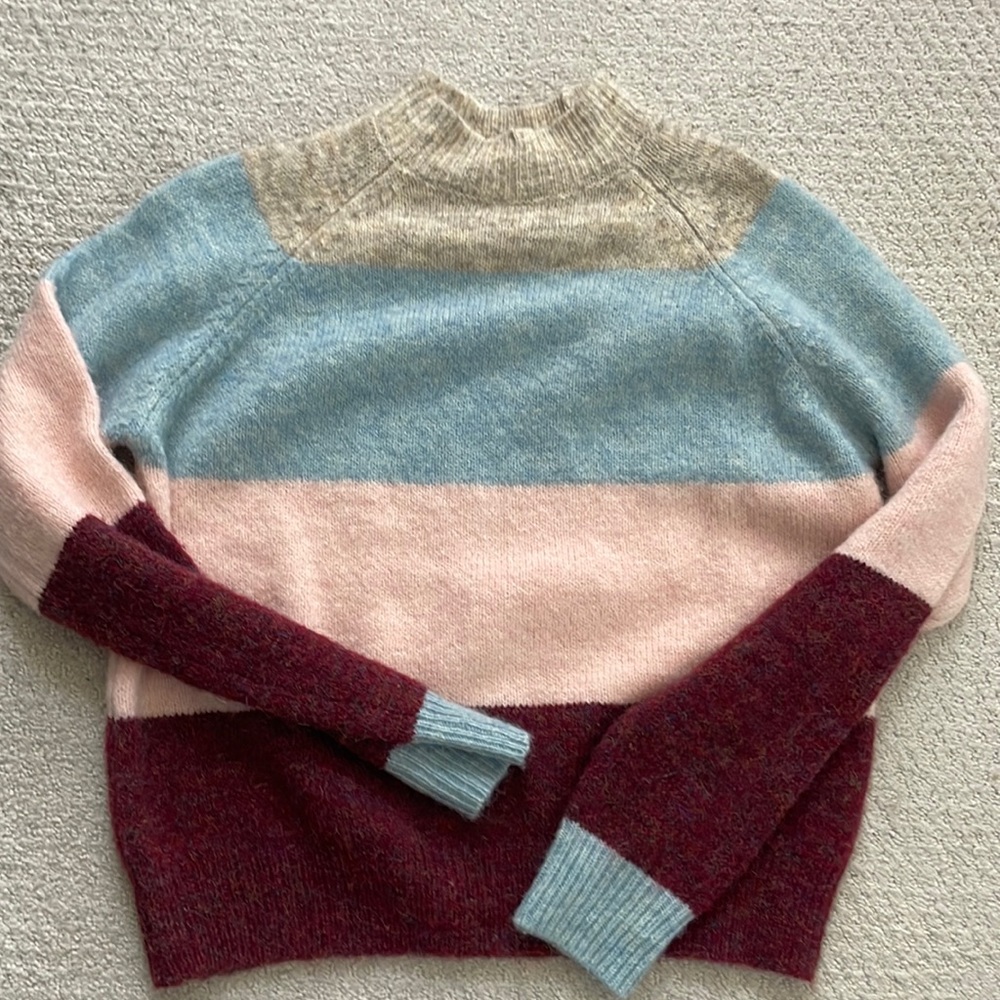 Striped wool sweater